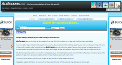 Desktop Screenshot of allescapes.com